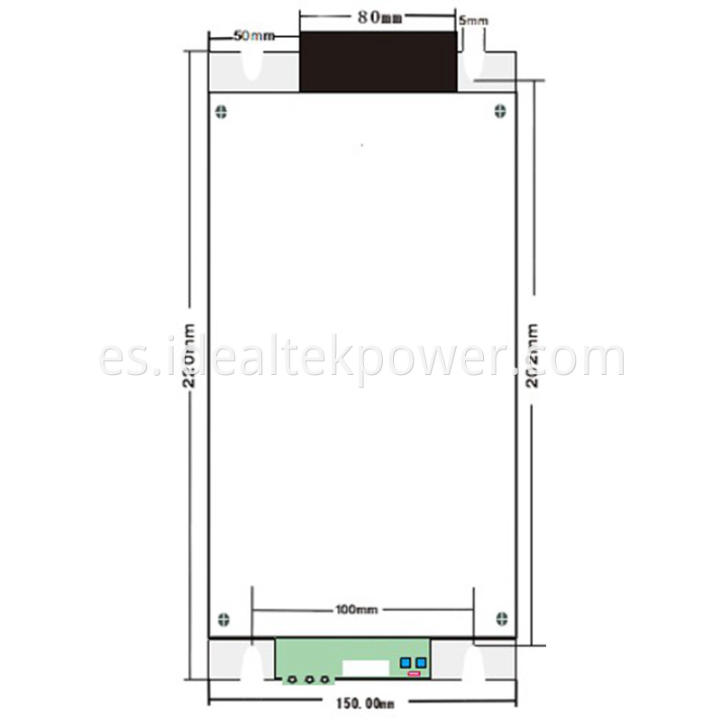 Ap05 450w High Voltage Power Module Physical Drawing